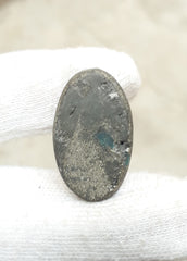 Natural Turquoise with Pyrite - Blue Matrix Turquoise - Shajri Feroza-38Ct