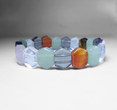 A+ سوار من حجر الرودوكروزيت الأرجنتيني الطبيعي، مقاسات 7-13.5 ملم