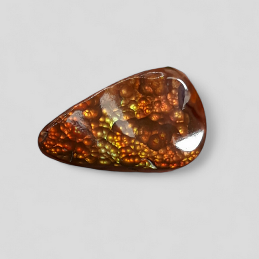 Mexican Fire Agate Convex Bubbly Pattern
