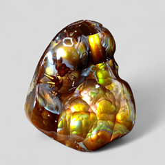 نحت أنيق على حجر العقيق الناري المكسيكي النادر بإبر سيجينيت