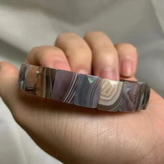 Natural Botswana Agate/Sardonyx Gemstone Bracelet, Bangle For Man For Woman