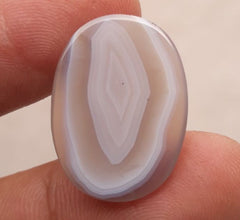Fortified Agate cabochon - Sulaimani Aqeeq - 25x18mm