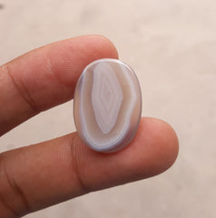 Fortified Agate cabochon - Sulaimani Aqeeq - 25x18mm