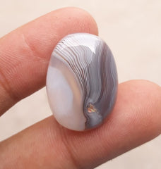 Crazy Lace Agate with Rare Pattern  -  Sulaimani Aqeeq - 23x18mm