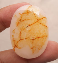 Scenic Agate with Random Bands - Sulaimani Aqeeq - 41x31mm