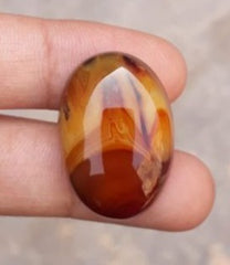 Scenic Agate Cabochon- Sulaimani Aqeeq - 26x18mm