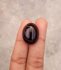 24.3ct Beautiful Agate Cabochon - Sulaimani Aqeeq - 22x17mm