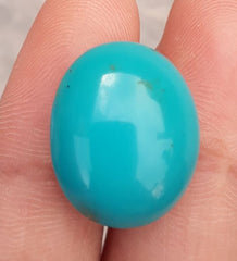 Natural Teal Green Turquoise - Green Turquoise - 15ct- 19x15mm