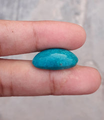 Natural Teal Green Turquoise - Green Turquoise - 12ct- 20x11mm