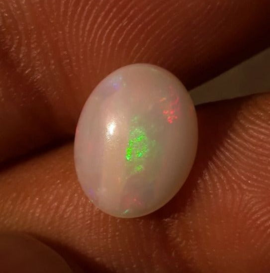 2ct Opal for Sale - White Fire Opal - Welo Opal - October Birthstone - 12x9mm 2ct Opal for Sale - White Fire Opal - Welo Opal - October Birthstone - 12x9mm