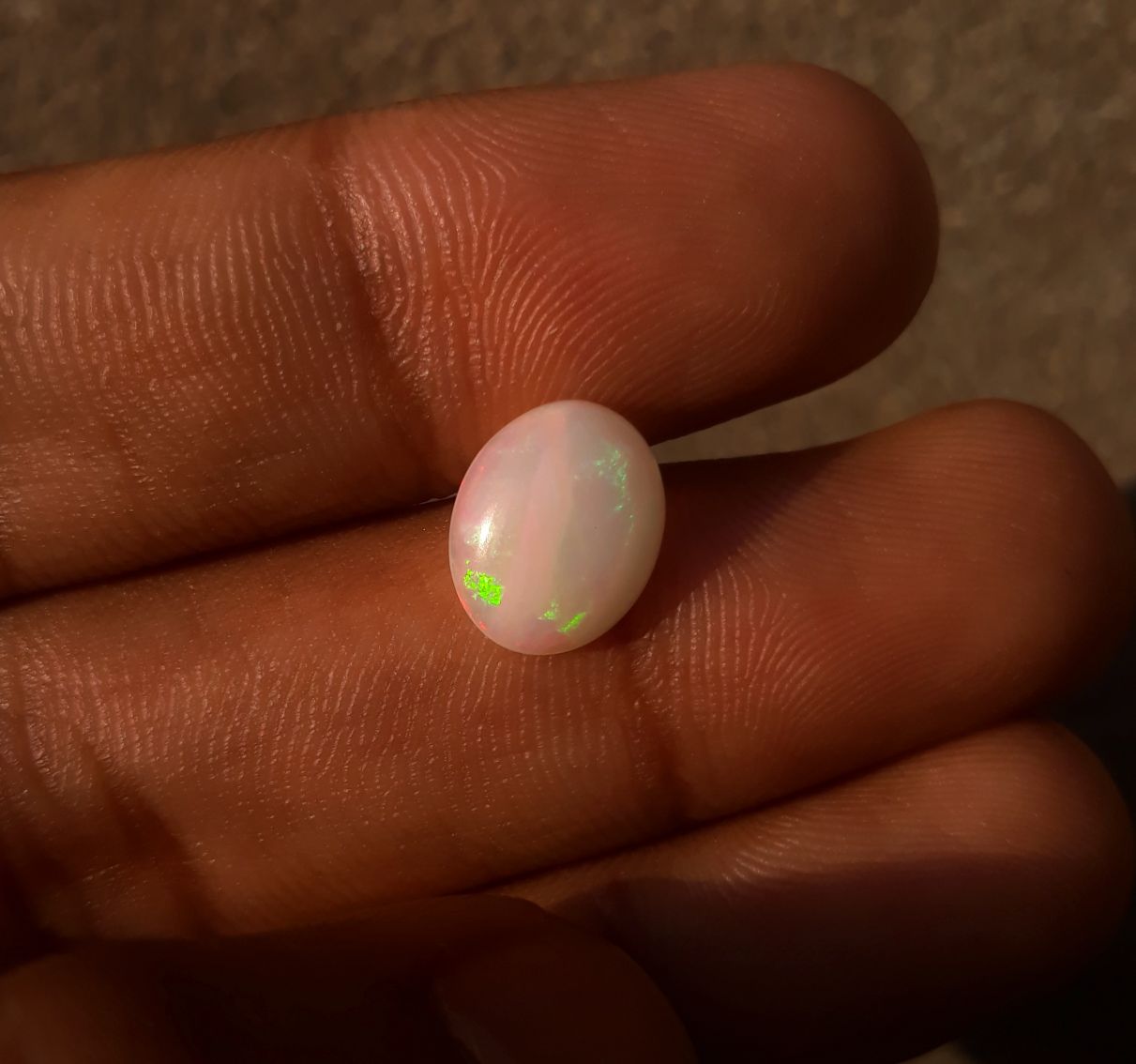 2ct Opal for Sale - White Fire Opal - Welo Opal - October Birthstone - 12x9mm 2ct Opal for Sale - White Fire Opal - Welo Opal - October Birthstone - 12x9mm