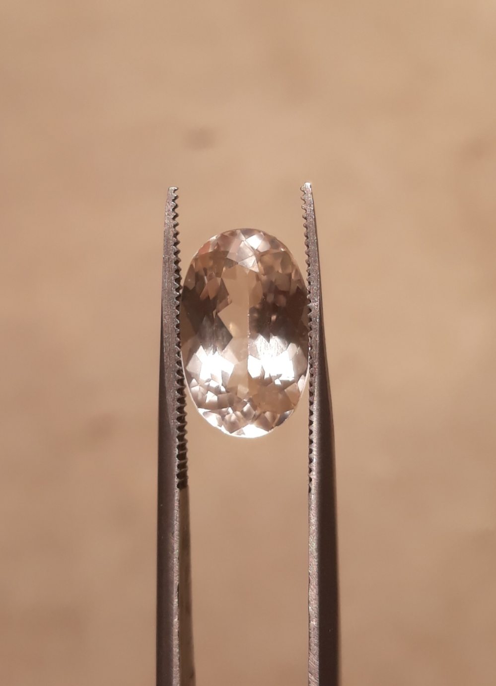 7ct Topaz - Whie Topaz Faceted Gemstone - Novemeber Birthstone - White Pukhraj - 14.5x9.1mm 7ct Topaz - Whie Topaz Faceted Gemstone - Novemeber Birthstone - White Pukhraj - 14.5x9.1mm