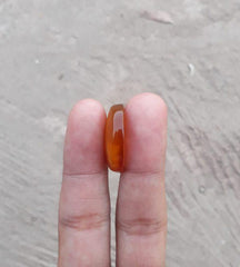 26ct Carnelian Stone-  Natural Carnelian Gemstone-  Orange carnelian-Purtagal Yamani - 25x20mm