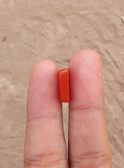 9.6ct Natural Orangish Red Carnelian Gemstone