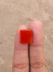 9.6ct Natural Orangish Red Carnelian Gemstone