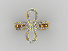 خاتم إنفينيتي الماسي من Strength N Love