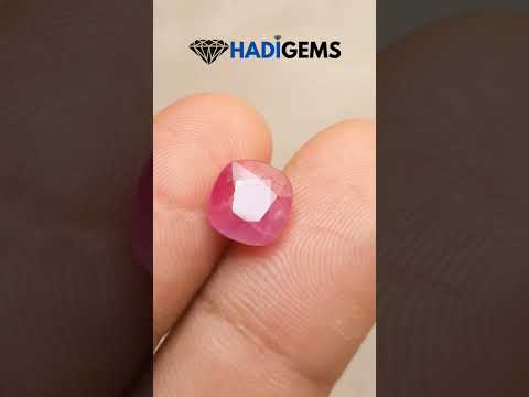 3.4ct Ruby - Pink Ruby - Yaqoot, RatnaRaj, Yakkut - July Birthstone - 8x8mm