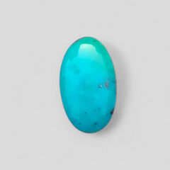 Natural Teal Green Turquoise - Green Turquoise - 34.2ct- 29x17mm