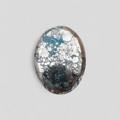 Natural Turquoise with Pyrite - Blue Matrix Turquoise - Shajri Feroza-81Ct