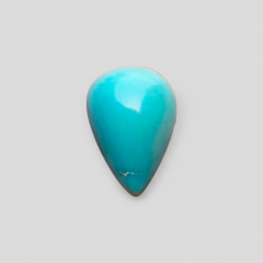 Natural Certified Turquoise - Blue Turquoise - 13ct- 21x14mm