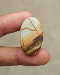 Jasper - Scenic Jasper Cabochon - 27x16mm