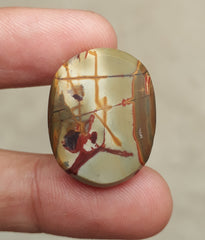 Jasper - Scenic Jasper Cabochon - 24x18mm