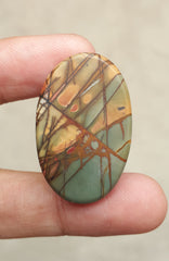 Jasper - Scenic Jasper Cabochon - 34x21mm