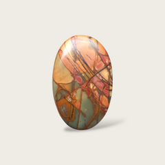Jasper - Scenic Jasper Cabochon - 34x21mm