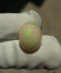 Opal for Sale - White Fire Opal - Welo Opal - October Birthstone - 18.5x15mm 12.8ct