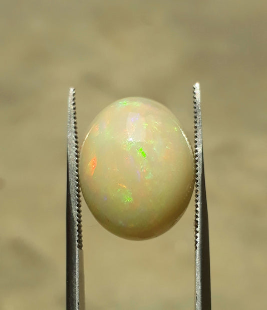 Opal for Sale - White Fire Opal - Welo Opal - October Birthstone - 18.5x15mm 12.8ct