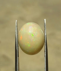 Opal for Sale - White Fire Opal - Welo Opal - October Birthstone - 18.5x15mm 12.8ct