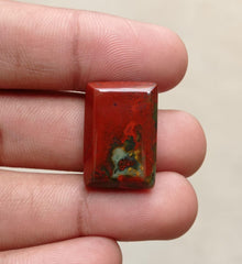 حجر الدم ذو الجودة الإمبراطورية 36.5 قيراط - الهليوتروب - حجر الدم -25x17 ملم