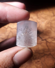 عقيق شجري طبيعي 22.5 قيراط - عقيق شجري - الأبعاد - 20.8 × 15.6 ملم