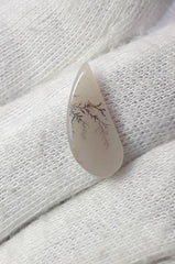 4.2ct Natural Dendritic Agate - Shajri Aqeeq - Dimension-18x9mm
