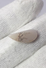 4.2ct Natural Dendritic Agate - Shajri Aqeeq - Dimension-18x9mm