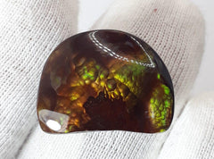 15ct Mexican Fire Agate, Fire Agate cabochon - Perfect gemstone Gift, Suitable for any Jewelry item, Rare Gemstone than Diamonds, Dimensions 18 x 13.7 mm