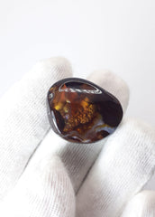 27ct Mexican Fire Agate,  Rare Fire Agate, Suitable for Pendant - Perfect gemstone Gift for Gem Lover, Dimensions 23 x 18 mm