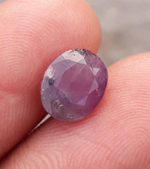 ياقوت كشميري 3.1 قيراط - 9.1 × 7.6 ملم