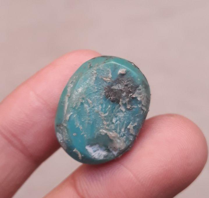 Natural Turquoise with Pyrite - Green Matrix Turquoise - Shajri Feroza- 31.30ct 23x18x14mm Natural Turquoise with Pyrite - Green Matrix Turquoise - Shajri Feroza- 31.30ct 23x18x14mm