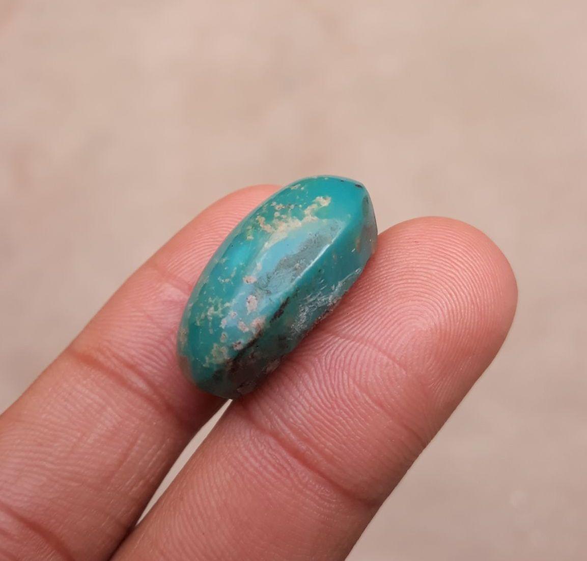 29ct Natural Turquoise - Matrix Turquoise - 29ct-25x15mm 29ct Natural Turquoise - Matrix Turquoise - 29ct-25x15mm
