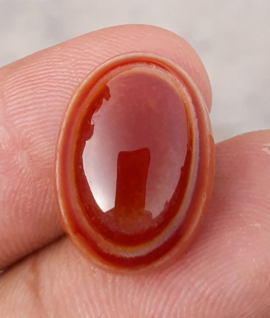 38.5ct Natural Eye Agate - Aqeeq -Dimension 23x18x12mm