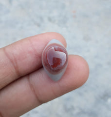17.5ct Natural Eye Agate For Sale - Aqeeq - Dimension 19x12x11mm