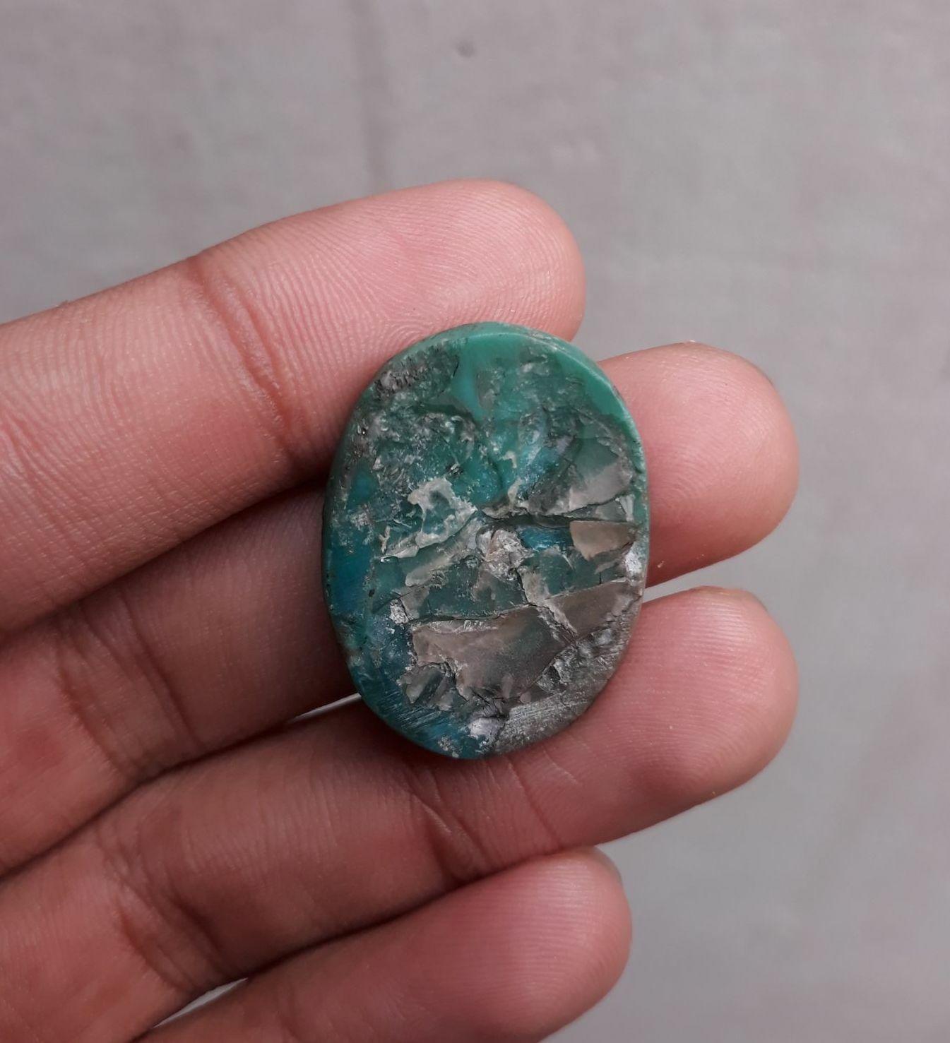 25ct Morenci Turquoise - Natural Turquoise  - Blue Green Matrix Turquoise - 29x21mm 25ct Morenci Turquoise - Natural Turquoise  - Blue Green Matrix Turquoise - 29x21mm