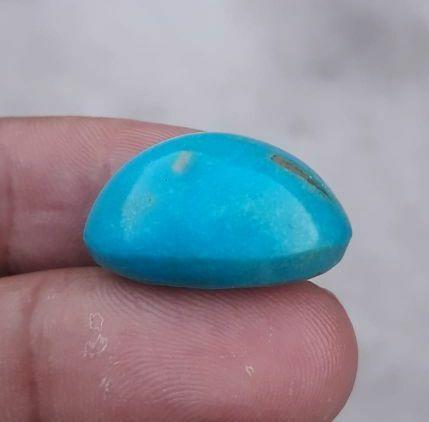 29ct Natural Certified Turquoise  - Blue Matrix Turquoise - Shajri Feroza-29ct-25x15mm 29ct Natural Certified Turquoise  - Blue Matrix Turquoise - Shajri Feroza-29ct-25x15mm