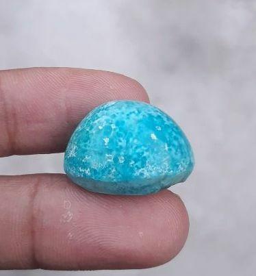 Natural Certified Turquoise- Blue Matrix Turquoise - Shajri Feroza-41ct-24x18mm Natural Certified Turquoise- Blue Matrix Turquoise - Shajri Feroza-41ct-24x18mm