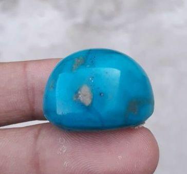 Natural Certified Turquoise with Pyrite - Blue Matrix Turquoise - Shajri Feroza-74ct-27x20mm Natural Certified Turquoise with Pyrite - Blue Matrix Turquoise - Shajri Feroza-74ct-27x20mm