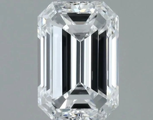 0.70ct Emerald Natural Diamond (Colour E, Clarity VS2, Cut F, GIA Certified)