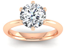 2ct Classic Solitaire Diamond Ring