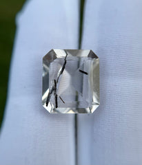 7.3 قيراط من الكوارتز التورماليني الأسود - كوارتز روتيل أسود