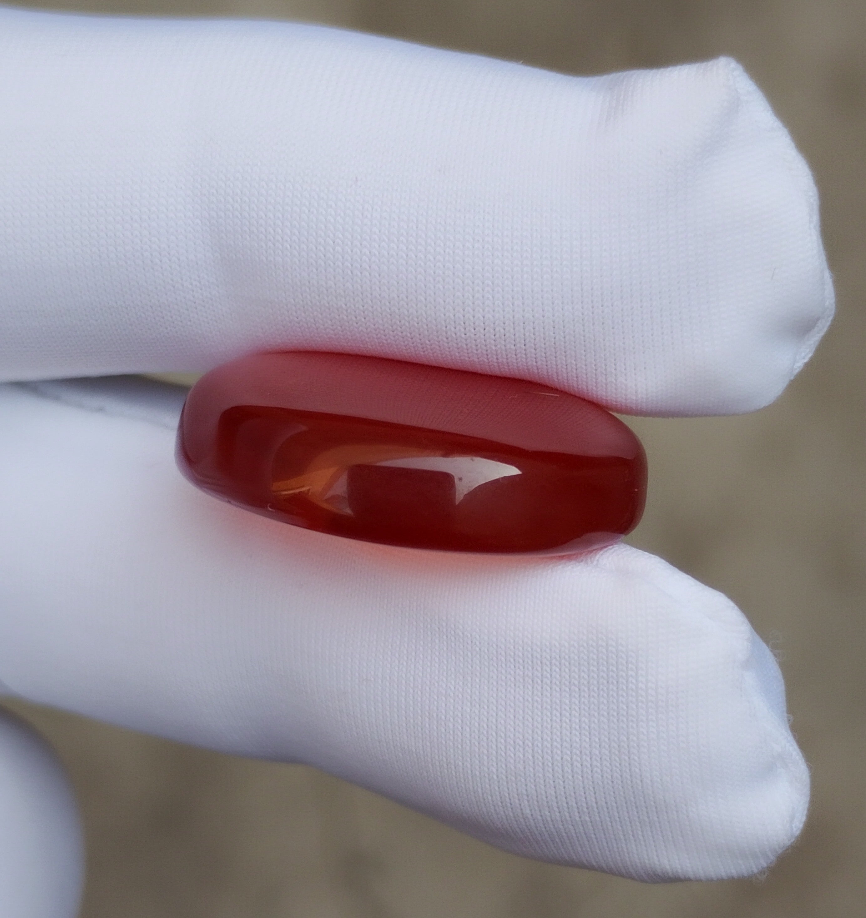 Natural Red Aqeeq from Yaman - Red Carnelian Cabochon Yamani - 21 ct (Copy)